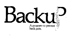 BACKUP A PROGRAM TO PREVENT BACK PAIN.