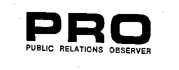 PRO PUBLIC RELATIONS OBSERVER