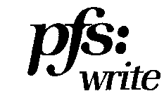 PFS: WRITE