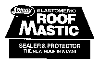 SOMAY ELASTOMERIC ROOF MASTIC SEALER & PROTECTOR THE NEW ROOF IN A CAN!