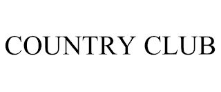 COUNTRY CLUB