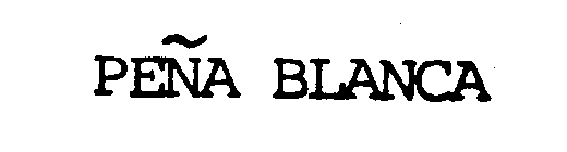 PENA BLANCA