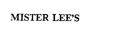 MISTER LEE'S