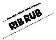KING LOUIE SPECIAL BLEND SEASONING RIB RUB