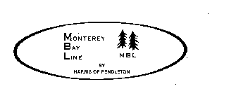 MONTEREY BAY LINE MBL BY HARRIS OF PENDLETON