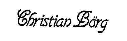 CHRISTIAN BORG