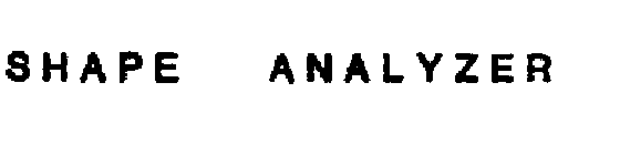 SHAPE ANALYZER