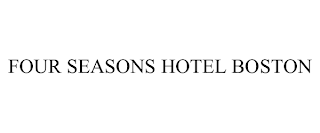 FOUR SEASONS HOTEL BOSTON