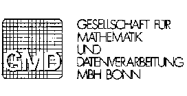 GMD GESELLSCHAFT FUR MATHEMATIK UND DATENVERARBEITUNG MBH BONN