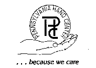 PENNSYLVANIA HAND CENTER ... BECAUSE WE CARE PHC