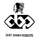 CBP CHIEF BRAND PRODUCTS