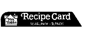 MRS. HOBBS RECIPE CARD SEASONING BLENDS