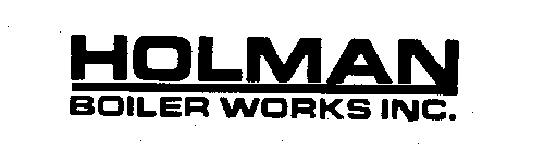 HOLMAN BOILER WORKS INC.