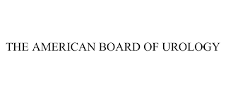 THE AMERICAN BOARD OF UROLOGY