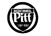 BICENTENNIAL PITT 1787-1987