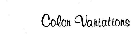 COLOR VARIATIONS