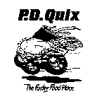 P.D. QUIX THE FASTER FOOD PLACE P.D. QUIX Q-CUTS