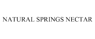 NATURAL SPRINGS NECTAR