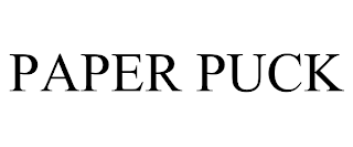PAPER PUCK