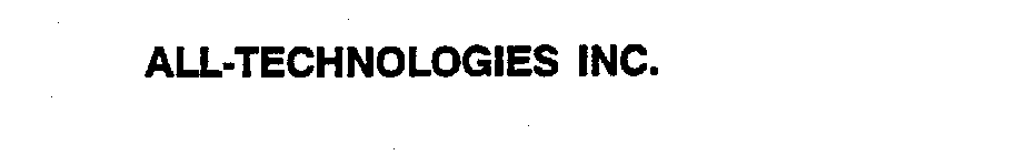 ALL-TECHNOLOGIES INC.