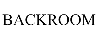 BACKROOM