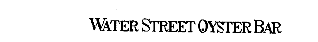 WATER STREET OYSTER BAR