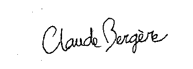 CLAUDE BERGERE