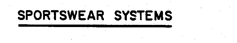 SPORTSWEAR SYSTEMS