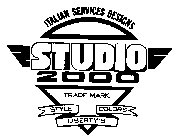 ITALIAN SERVICES DESIGNS STUDIO 2000 STYLE COLORS LIBERTY'S