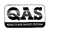 QAS QUALITY ASSURANCE SYSTEMS