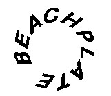 BEACH PLATE