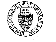 COLLEGE OF ST. THOMAS ST. PAUL, MINN 1885