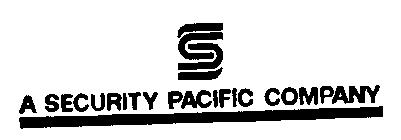 A SECURITY PACIFIC COMPANY