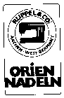 ORIEN NADELN RUPPLE & CO GMBH AACHEN WEST GERMANY