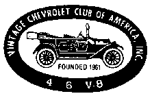 VINTAGE CHEVROLET CLUB OF AMERICA, INC. FOUNDED 1961 4 6 V-8