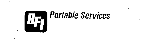 BFI PORTABLE SERVICES