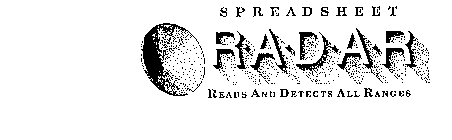 SPREADSHEET R-A-D-A-R READS AND DETECTS ALL RANGES