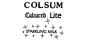 COLSUM CULTURED LITE SPARKLING MILK