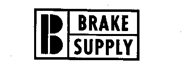 B BRAKE SUPPLY