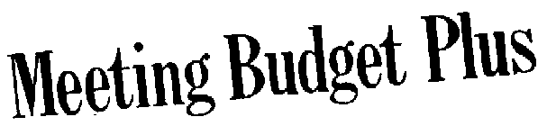 MEETING BUDGET PLUS