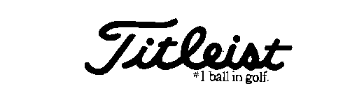 TITLEIST #1 BALL IN GOLF.