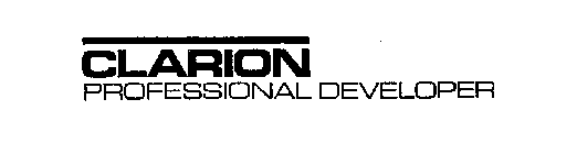 CLARION PROFESSIONAL DEVELOPER