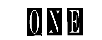 ONE