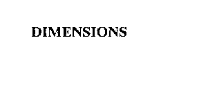 DIMENSIONS