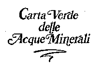 CARTA VERDE DELLE ACQUE MINERALI