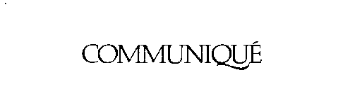 COMMUNIQUE