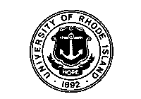 UNIVERSITY OF RHODE ISLAND-1892-HOPE