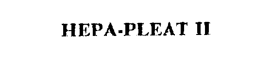 HEPA-PLEAT II