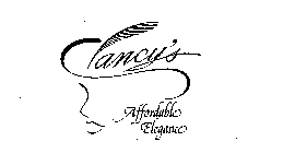 CLANCY'S AFFORDABLE ELEGANCE