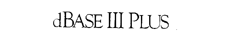 DBASE III PLUS